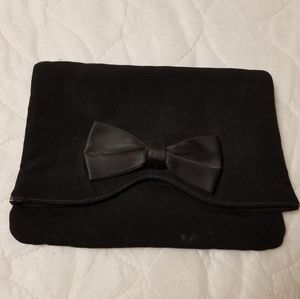 Black Clutch with Bow